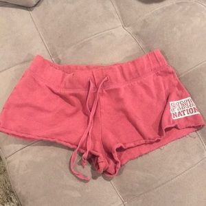 Pink PJ shorts